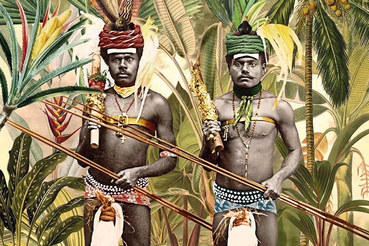 homme dans la jungle