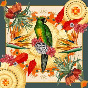 Foulard Perruche